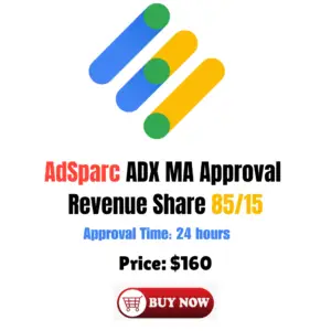 AdSparc ADX MA Approval Revenue Share 85/15