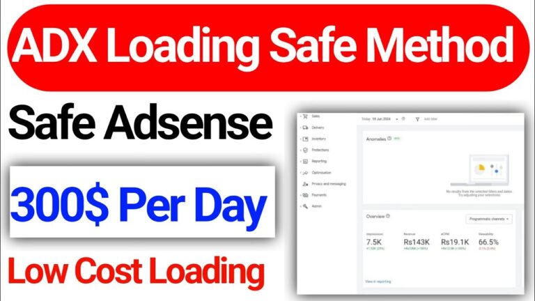 High CPC Adsense Loading Method | 0$ Invalid Cut