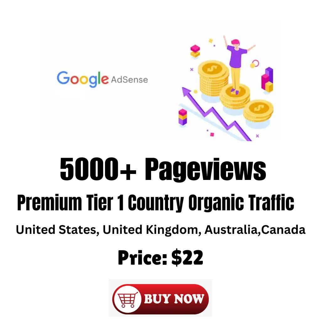 Boost your earnings with organic traffic for AdSense and ADX loading.