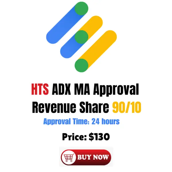 HTS ADX MA Approval Revenue Share 90/10