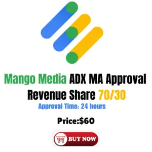 Mango Media ADX MA Approval Revenue Share 7030