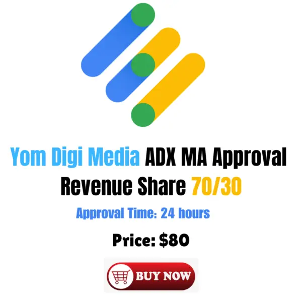 Yom Ddigi Media ADX MA Approval Revenue Share 7030